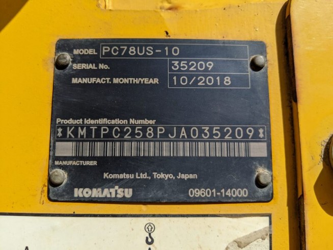 PC78US-10 の中古販売価格 - GROWTH POWER